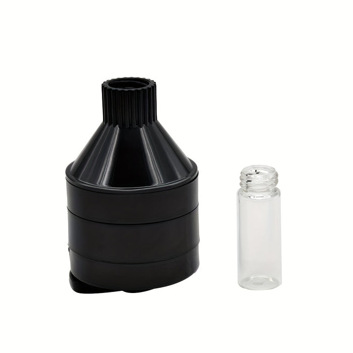 1pc, Grinder, Personality Folding Plastic Hand-shake Smoke Grinder, Medicine Bottle, Smoke Grinder, Smoking Accessories