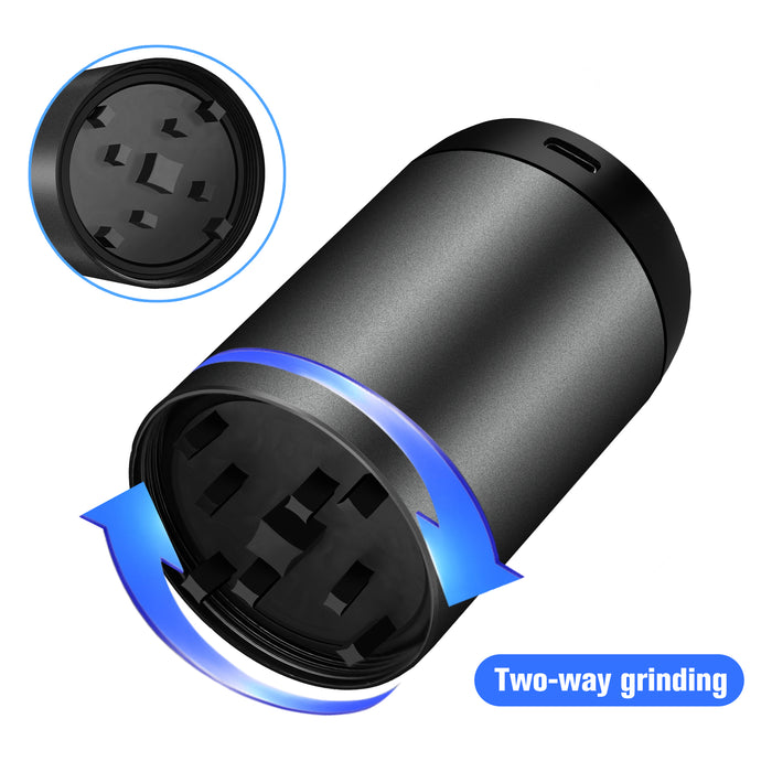 1set Electric Dry Herb Grinder With Filling Tobacco Horn Tube, Cone Rolling Paper Cigarette Maker, Smoking Accessories