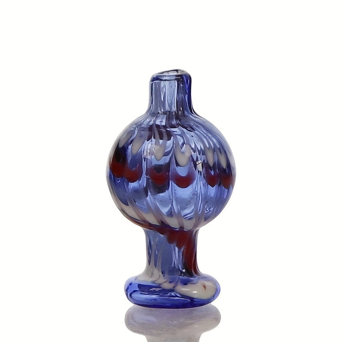 1pc Random Color Carb Cap - Hand Blown American Colors - Quality Design For Glass Smoking - Quartz Banger Carb Cap With Smoothly Airflow
