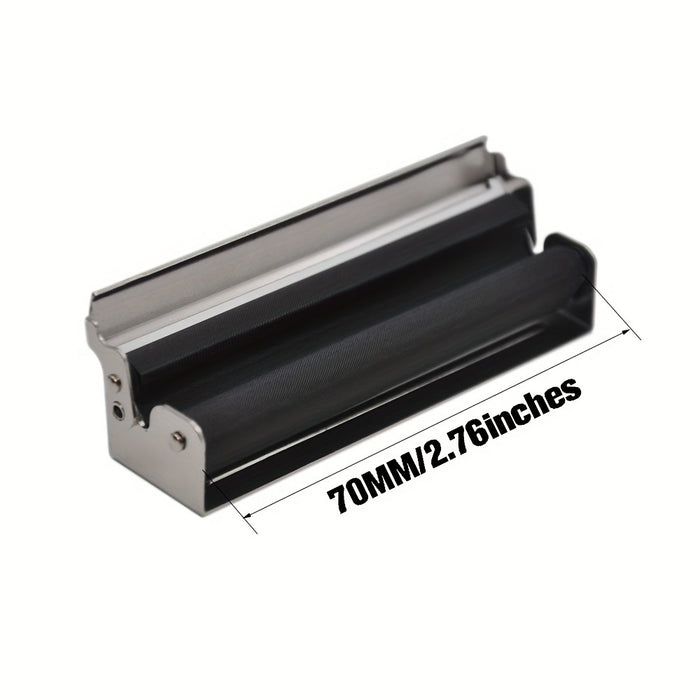 1pc, Rolling Machine, Metal Cigarette Roller, 70/78/110mm Black Manual Cigarette Rolling Tool, Portable Cigarette Maker Equipment, Smoking Accessaries
