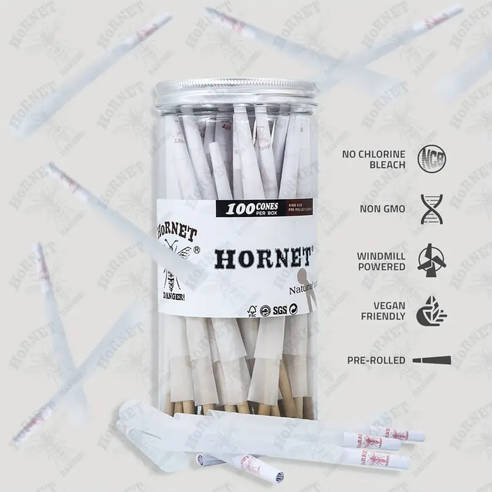 100pcs/Can, Extra Large White Flare Tube Roll Paper, Pre-Rolled Cone, Smoking Accessories, Weed Accessories