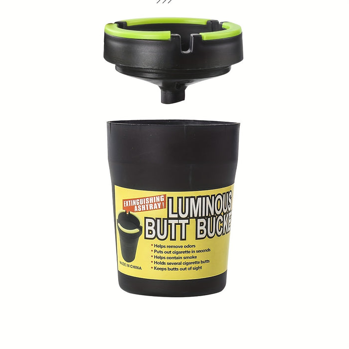 Glow In The Dark Car Ashtray Cigarette Self-Extinguishing Cup Car Ash Holder Portable Truck Home Office PORTABLE ASHTRAY