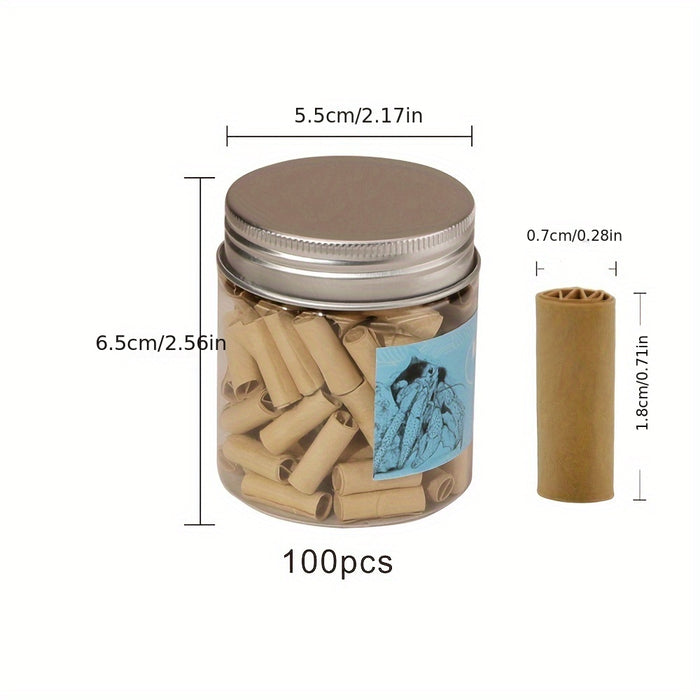 50/100pcs, Pre-rolled Paper Filter, 7MM Rolling Paper Filter Tip, Rolling Paper Tips, Filter Tips For Pre-Rolled Paper, Household Gadget, Christmas Gifts, Christmas Supplies, Christmas Party Supplies