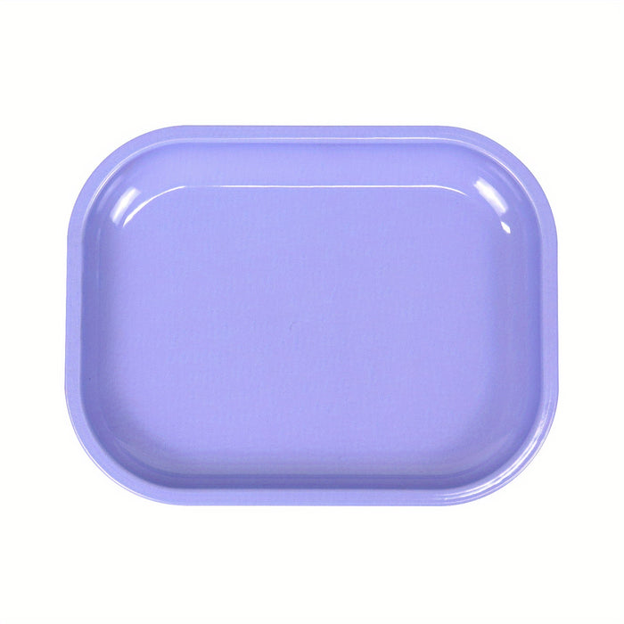 1pc, Rolling Tray For Tobacco, Tray For Operation, Wake-up Plate For Grass, Fruit Tray, Thickened 18*14cm/7.09*5.51inch