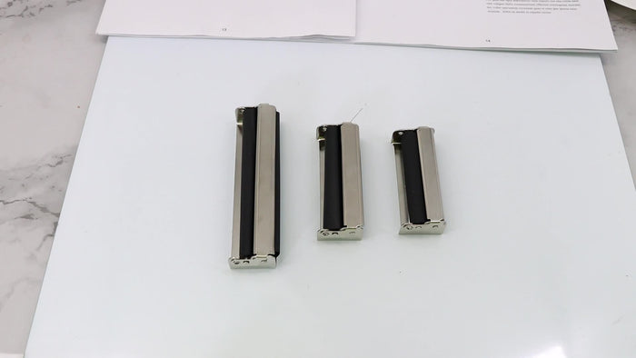 1pc, Rolling Machine, Metal Cigarette Roller, 70/78/110mm Black Manual Cigarette Rolling Tool, Portable Cigarette Maker Equipment, Smoking Accessaries