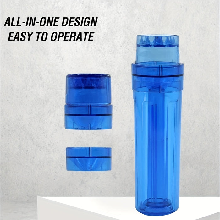 1pc All-in-One Herb Grinder: Smoke Filling Set, Tobacco Grinder, Cigarette Maker - Smoking Accessories